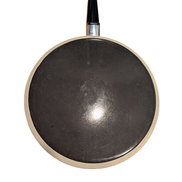 Vintage Strawberry Enamel Fry Pan Black Handle - Picture 8 of 16